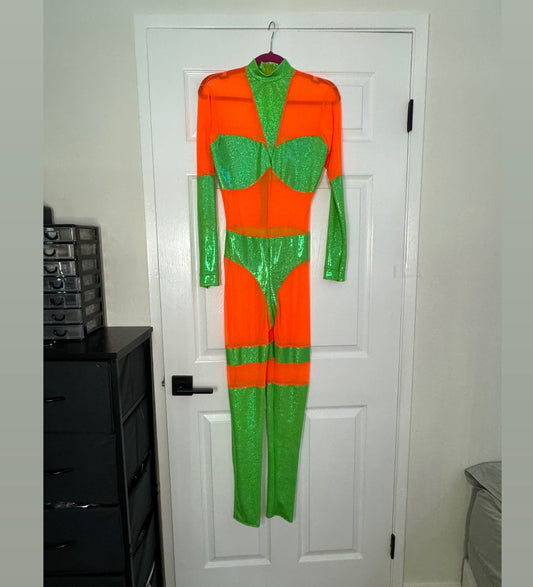 neon catsuit