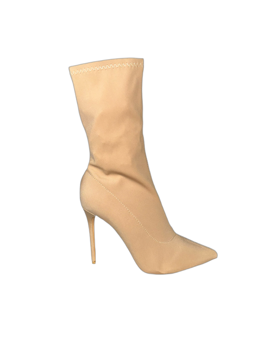 Beige/Tan Ankle Boots